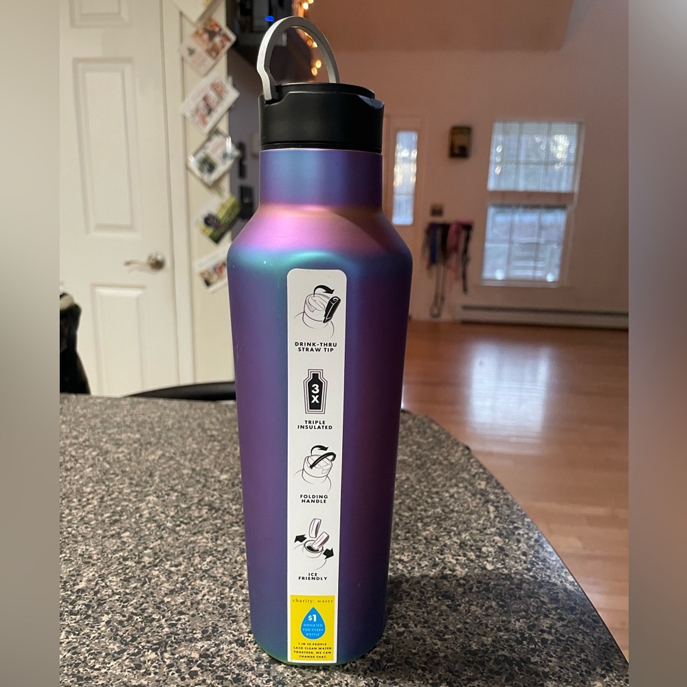 Corkcicle Sports Canteen, 20 oz. In color dragonfly